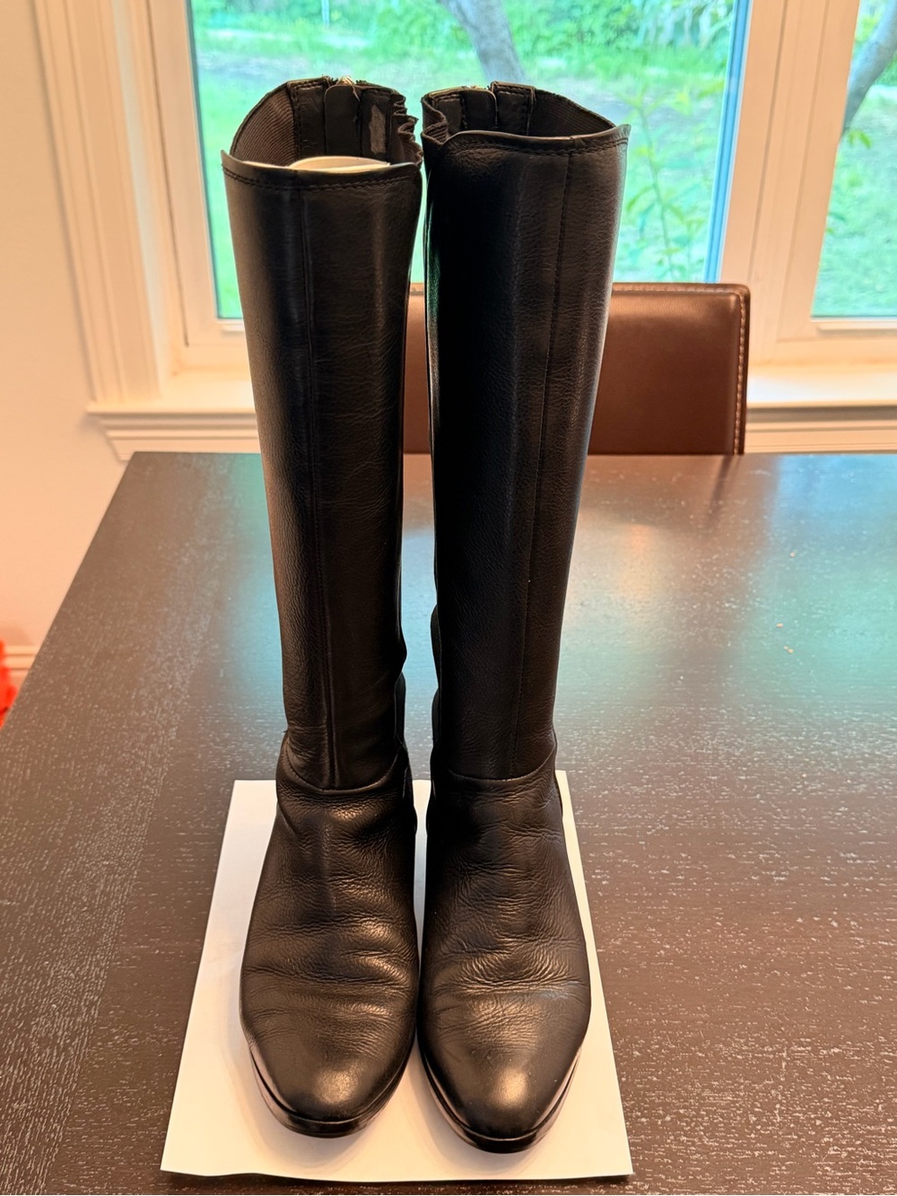 Louise et Cie Black Knee-High Leather Boots